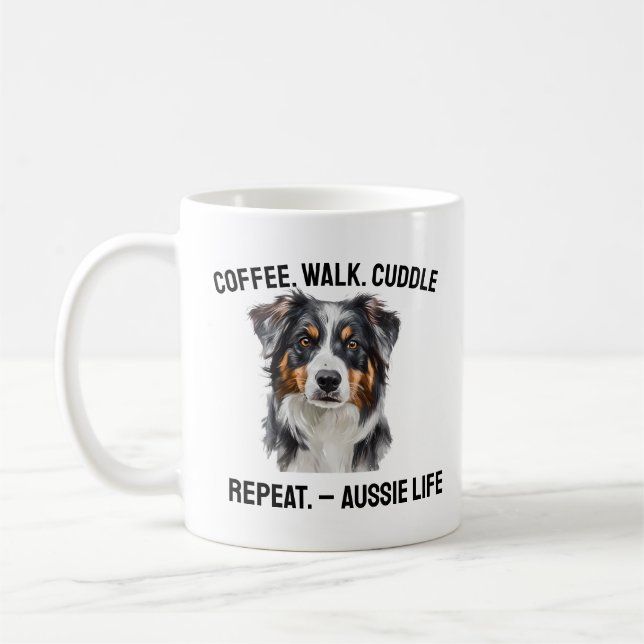 Taza De Café Aussie Life Coffee Cuddle Mug (Izquierda)