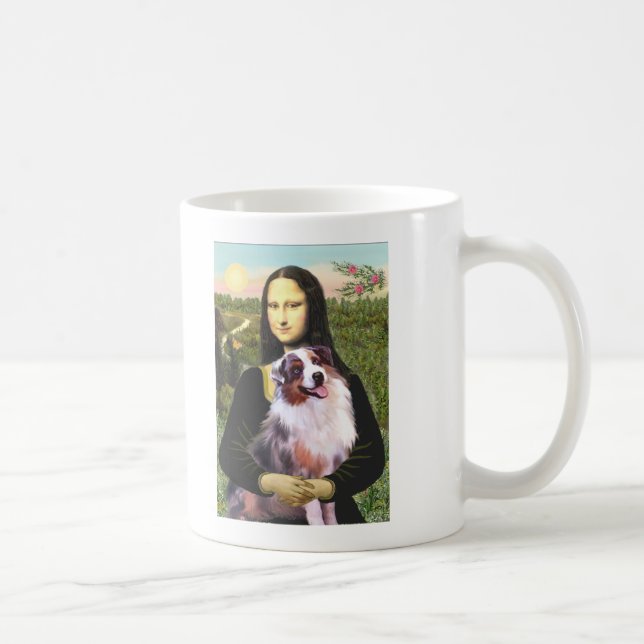 Taza De Café Aussie Shep 1 - Mona Lisa (Derecha)