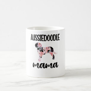 Taza De Café Aussiedoodle Perro Mamá Perro Lover Aussiedoodle 