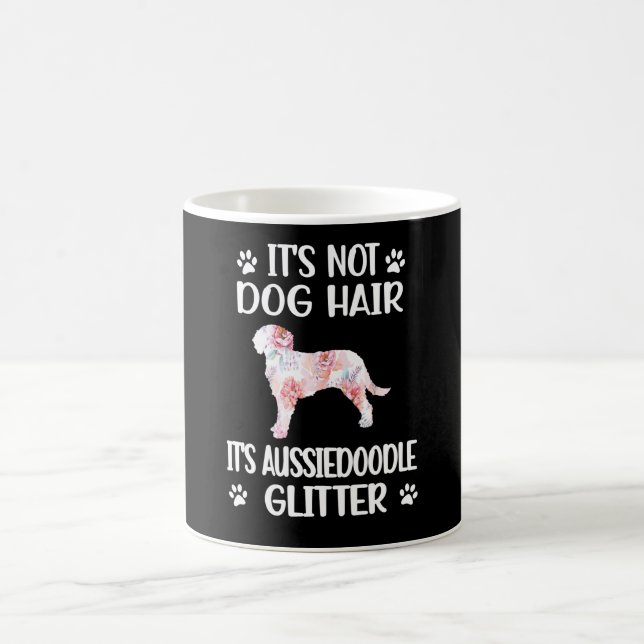 Taza De Café Aussiedoodle Perro Perro Mamá Papá Aussiedoodle Du (Centro)