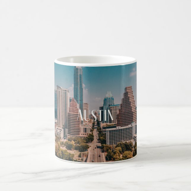 Taza De Café Austin Congress Avenue Mug (Centro)