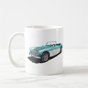 Taza De Café Austin Healey (verde del Pacífico) 100-6