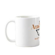 Austin Texas Burnt Naranja Mug