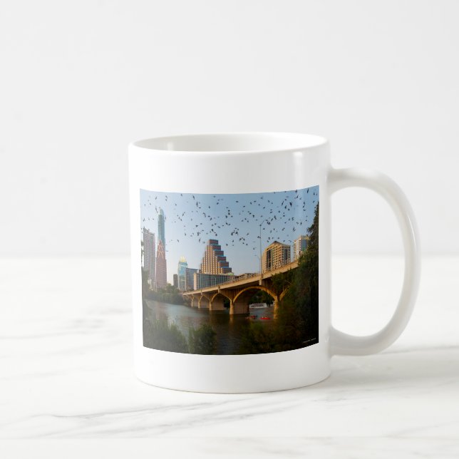 Taza De Café Austin, Texas Congress Bridge Bats (Derecha)