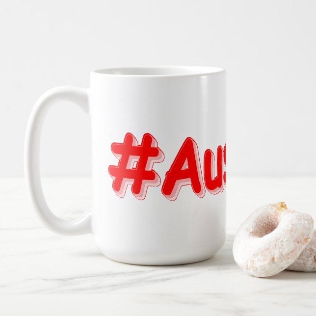 Taza De Café "Australia", diseño elegante. ¡Hazte con una en Za (Con donut)