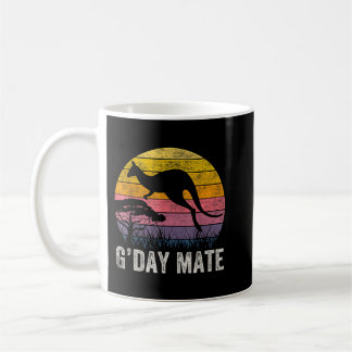 Taza De Café Australia G'Day Mate Shirt Funny Kangaroo Australi