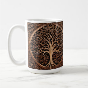 Taza De Café Australia: Impresión de madera de Waratah,