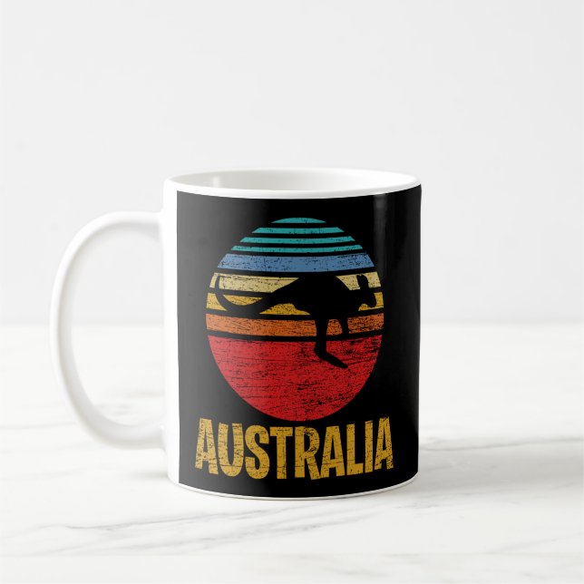 Taza De Café Australia Kangaroo (Izquierda)