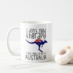 Taza De Café Australia: No necesito el destino de viaje por ter
