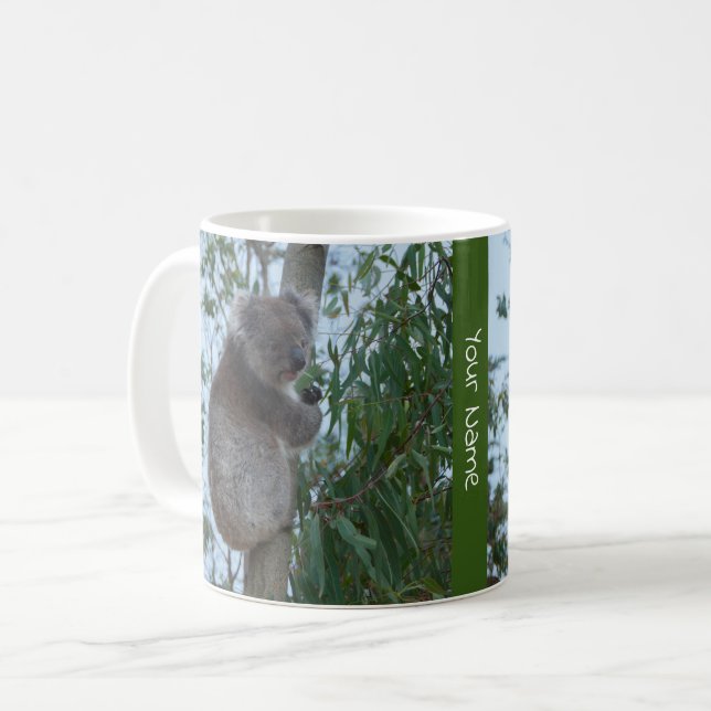 Taza De Café Australia Personalizada Isla Canguro Koala (Anverso izquierdo)