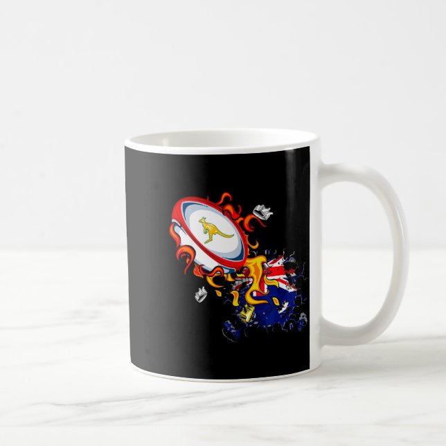 Taza De Café Australia Rugby, Wallabies Rugby Jersey, Australia (Derecha)