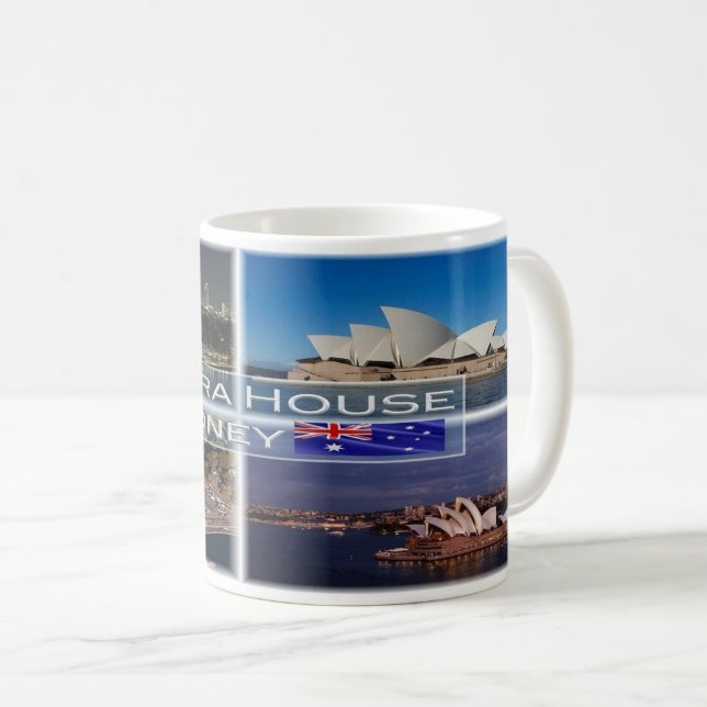 Taza De Café Australia - Sydney - Ópera - (Anverso derecho)