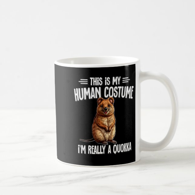 Taza De Café Australian Animal Quokka Shirts &amp; Hoodies Cute (Derecha)