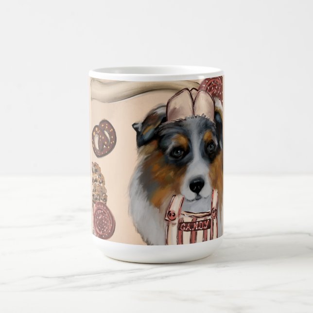 TAZA DE CAFÉ AUSTRALIAN SHEPHERD (Centro)