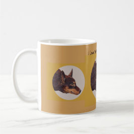 Taza de café australiana del campanero del Kelpie