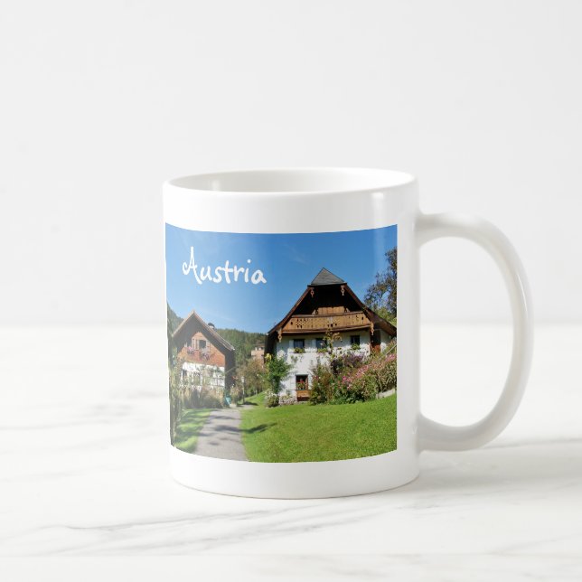 Taza De Café Austria Salzkammergut Souvenir (Derecha)
