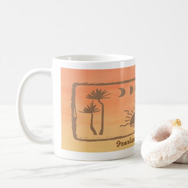 Taza De Café Auténtico Boho Mug (Con donut)