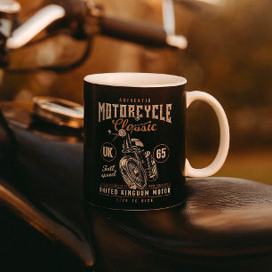 Taza De Café Auténtico Clásico de Motocicleta