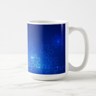 Taza De Café Autism Awareness Coffee Mug Gour Blue Puzzle (Desp