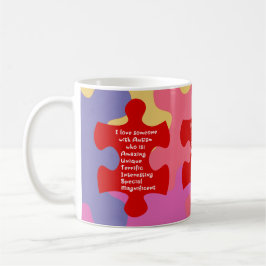 Taza De Café Autismo Acróstico