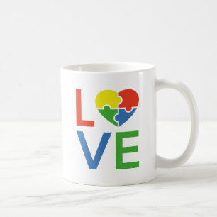 Taza De Café Autismo Amor
