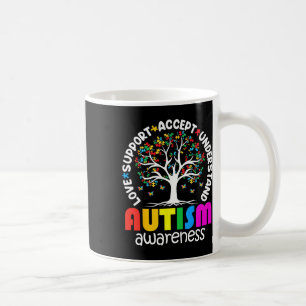 Taza De Café Autismo Amor Camisas Acepta Apoyar El Autismo Auti