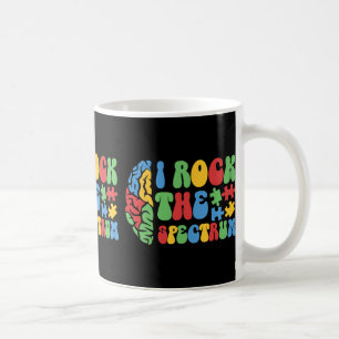 Taza De Café Autismo Cerebro I Rock The Spectrum Awareness Boys