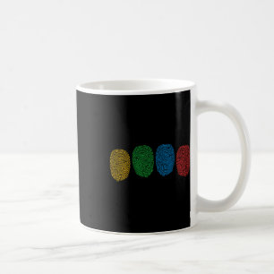 Taza De Café Autismo con huella digital Conciencia Autismo Neur
