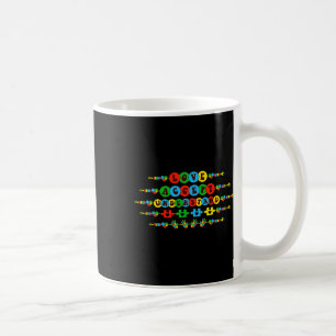 Taza De Café Autismo Conciencia Acepta Amor Comprender Amistad