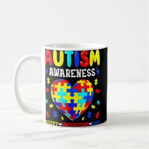 Taza De Café Autismo Conciencia Acepta Comprender El Amor Autis