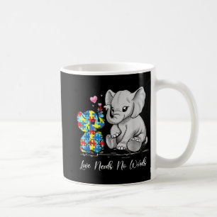 Taza De Café Autismo Conciencia Amor No Necesita Palabras Supp