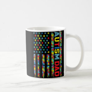 Taza De Café Autismo Conciencia Autismo Papá Estados Unidos Rom