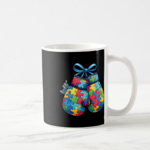 Taza De Café Autismo Conciencia Familia Guantes de Boxeo Autism