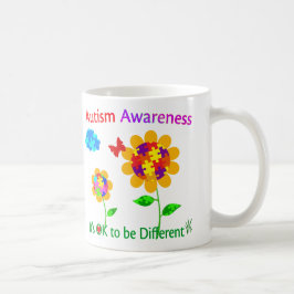 Taza De Café Autismo Conciencia Girasol
