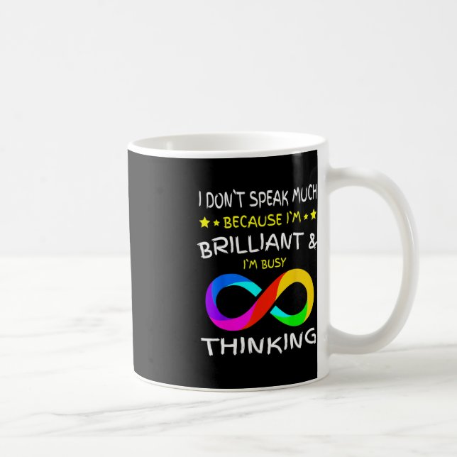 Taza De Café Autismo Conciencia Rompecabezas Pieza Arcoiris Aut (Derecha)