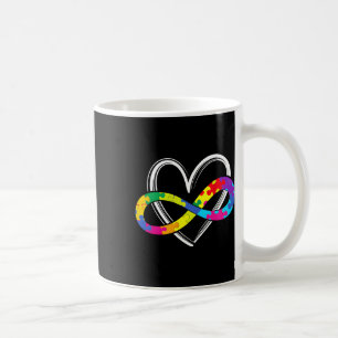 Taza De Café Autismo Concienciación Apoyo Infinito Amor Puzzl