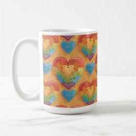 Taza De Café Autismo del corazón