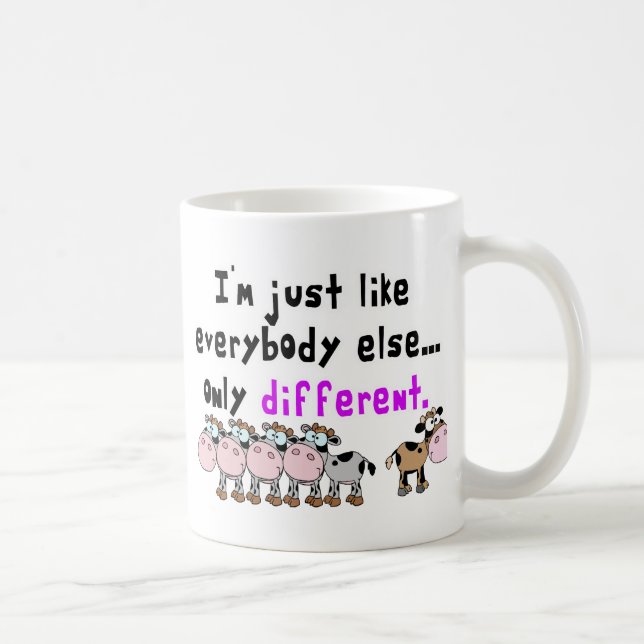 Taza De Café Autismo diferente (Derecha)