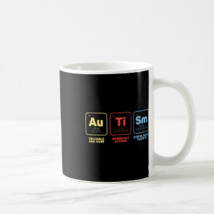 Taza De Café Autismo Elementos Conciencia Mes Niños autistas Ni