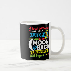 Taza De Café Autismo Mamá Hermana Abuela Amo A Alguien Con Auti