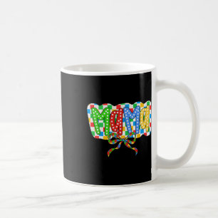 Taza De Café Autismo Mamá Mamá Coquette Bow Autism Awareness Au