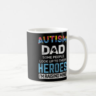 Taza De Café Autismo masculino papá autismo conciencia espectro