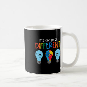 Taza De Café Autismo Ok Para Ser Distintos Hombres De Concienci