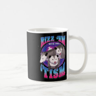 Taza De Café Autismo Possum Lover Regalo Rizz Em Con Diversión 