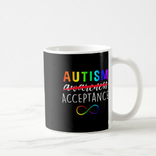 Taza De Café Autismo - Rojo En Cambio - Aceptación No Concienci