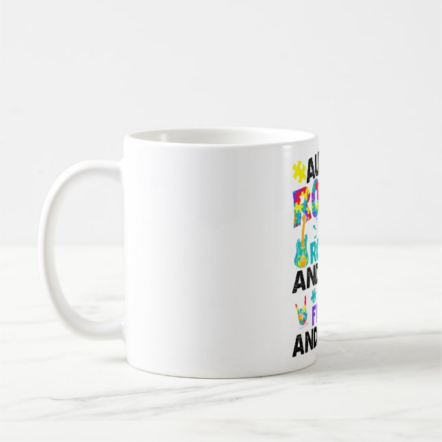 Taza De Café Autismo sacude y desliza divertidos Mont de Concie (Izquierda)