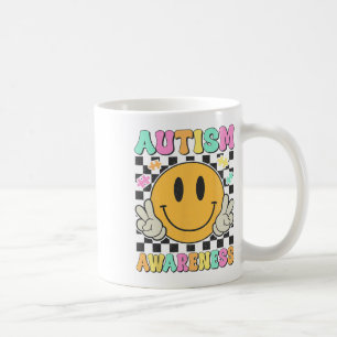 Taza De Café Autismo Sensibilización Niños Hombres Mujeres Sonr
