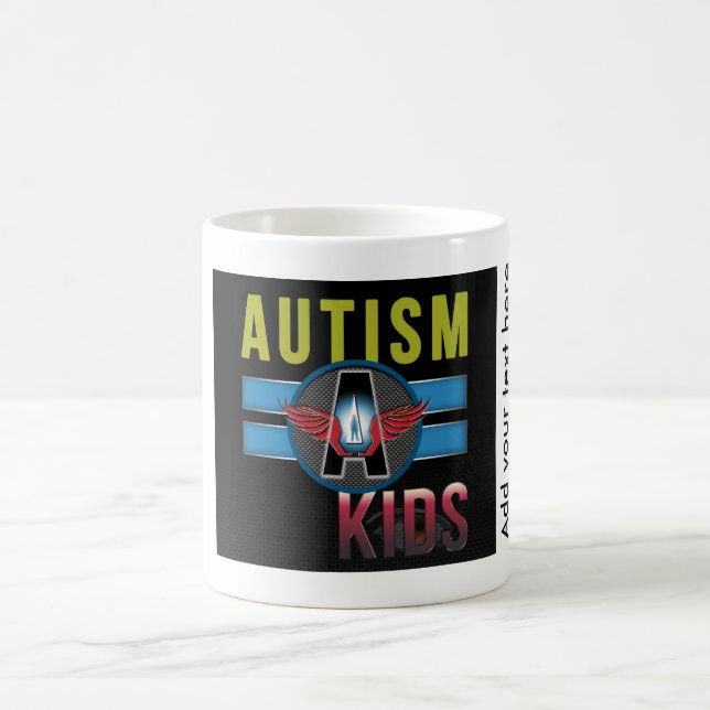 Taza De Café Autismo un blanco 325 ml Mug* blanco clásico de (Centro)