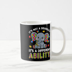 Taza De Café Autista Diferente Habilidad Autismo Conciencia Ele