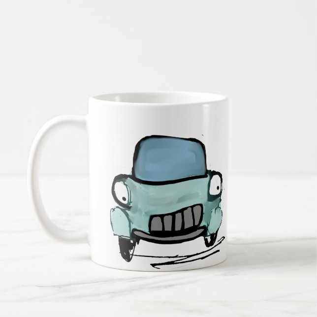 Taza De Café Auto enojado (Izquierda)